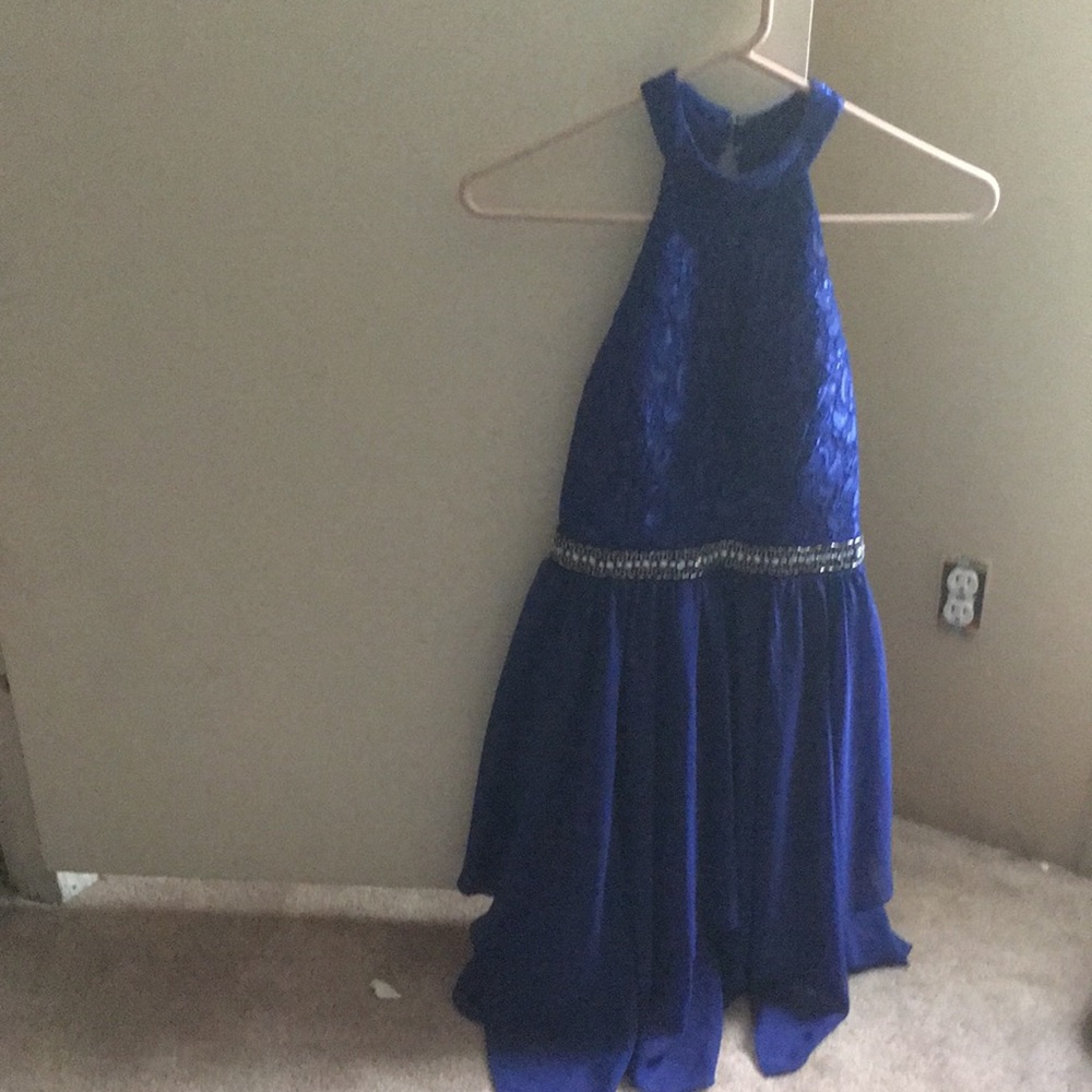 Party dress, royal blue